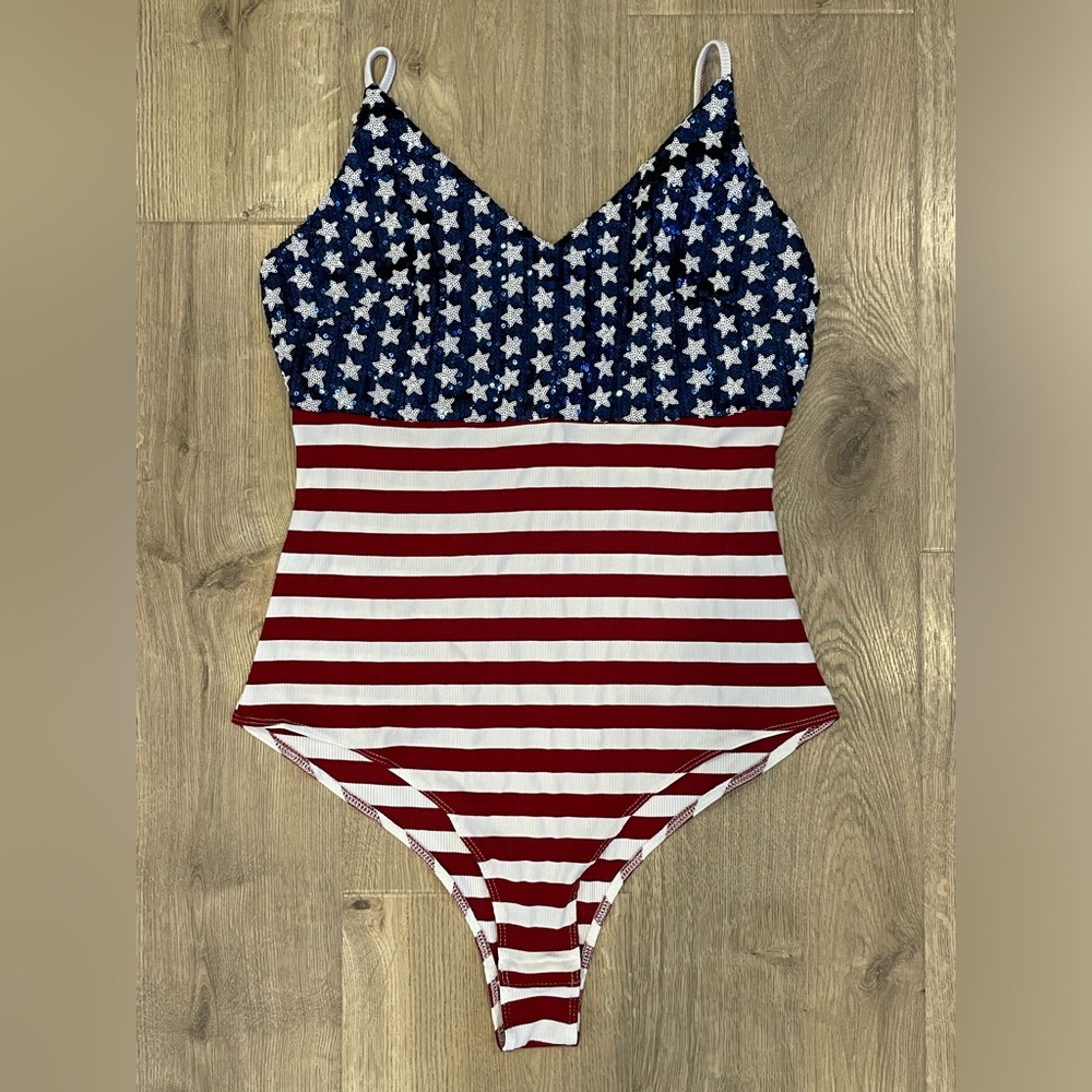 NWT Stars & Stripes Bodysuit